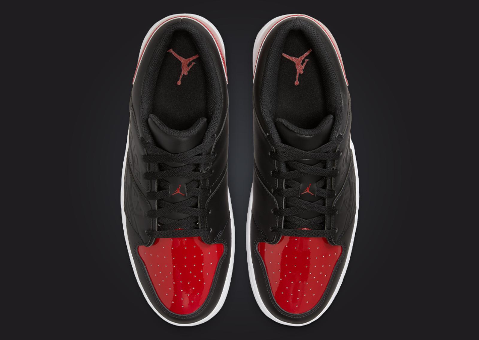 Air Jordan Nu Retro 1 Low Patent Bred Top