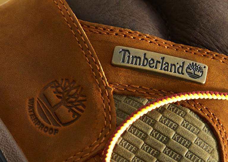 Ronnie Fieg x Timberland Field Boot Kithmas Chocolate Lab Detail
