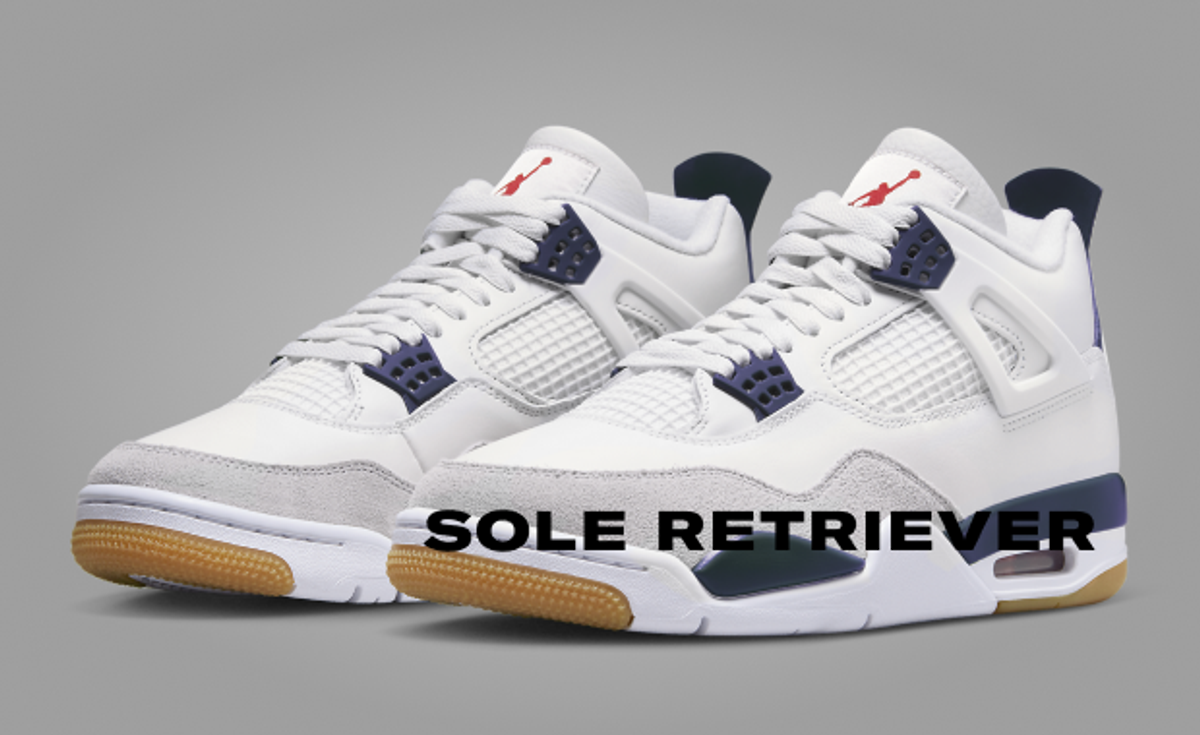 Nike SB x Air Jordan 4 Retro Summit White Navy