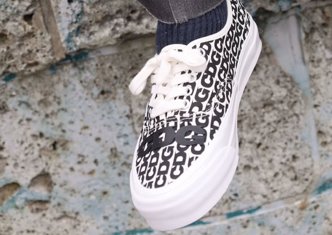 The Comme des Garçons x Vans Authentic Returns June 2025