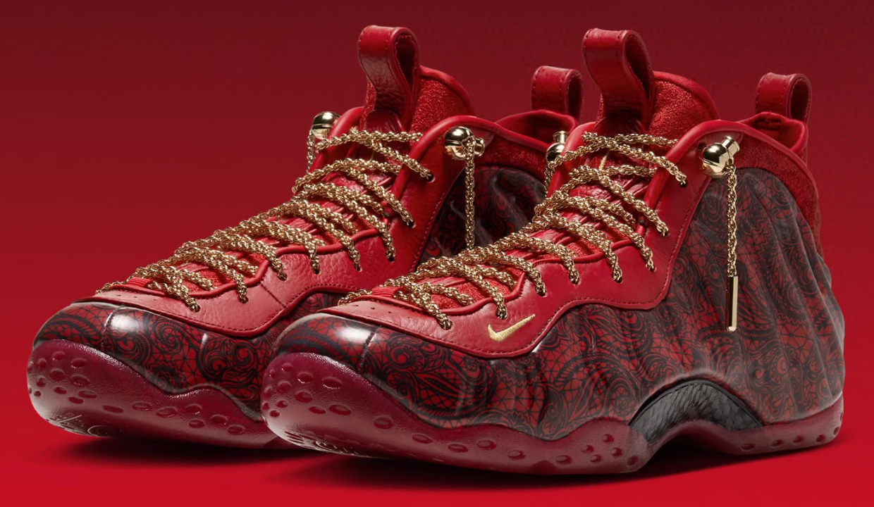 Victor Solomon x Nike Air Foamposite One Gym Red
