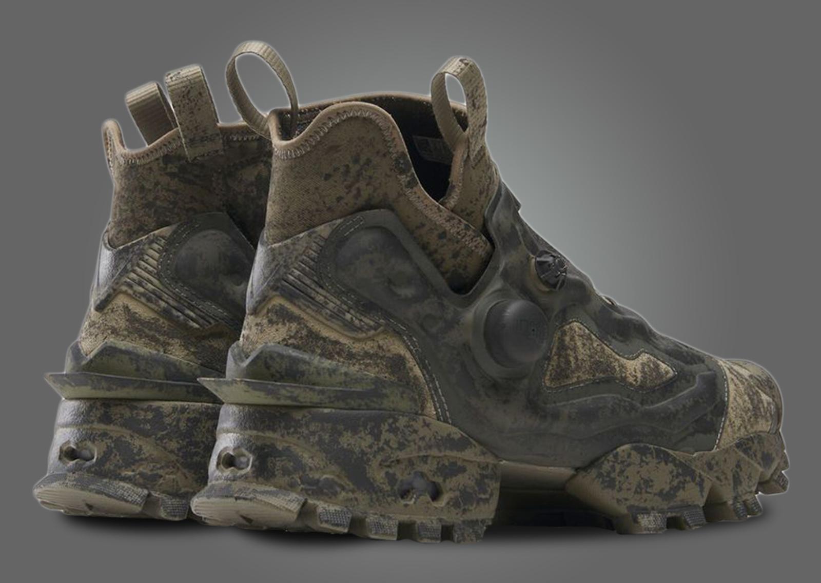 Universal Monsters x Reebok Instapump Fury 94 Mid Creature From The Black Lagoon Heel Angle