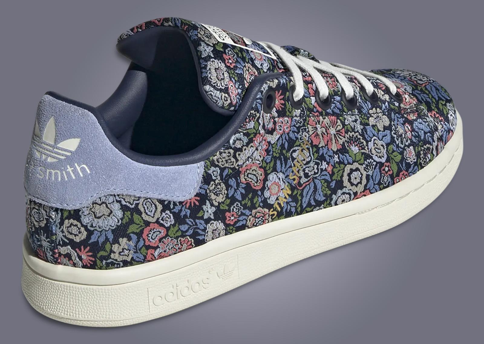 Liberty of London x adidas Stan Smith (GS) Heel Angle