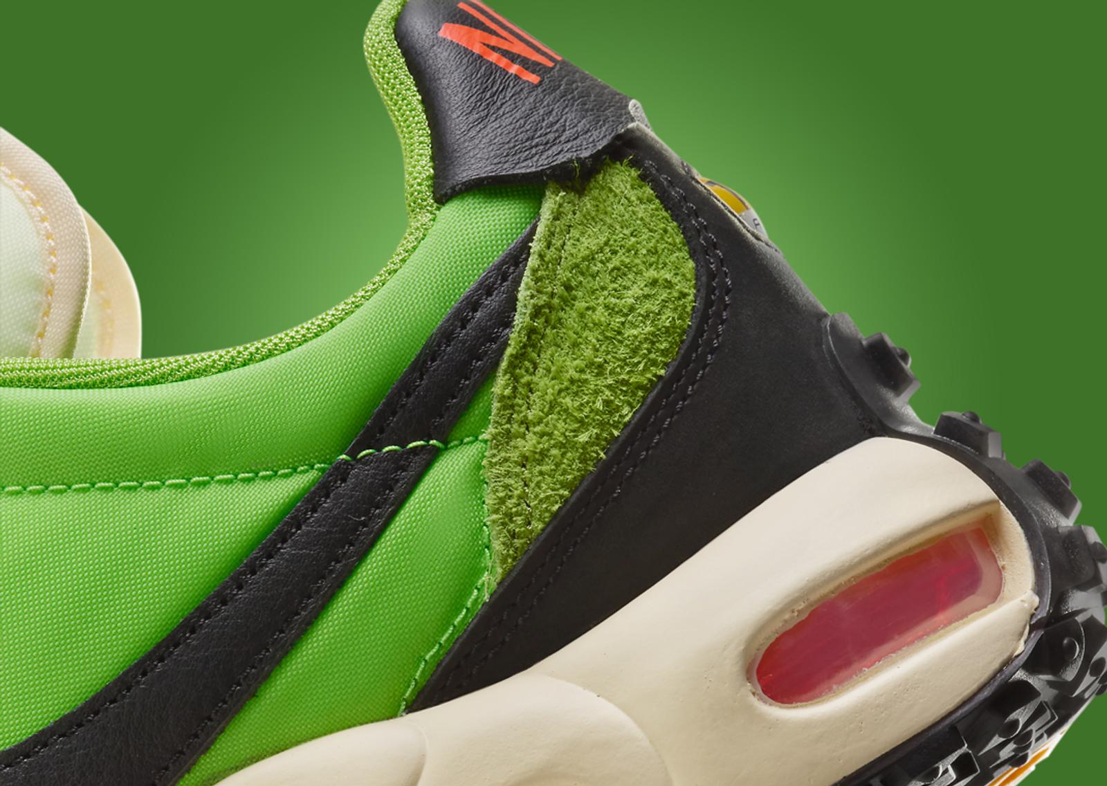 Nike Air Max Waffle SP Action Green Heel Detail