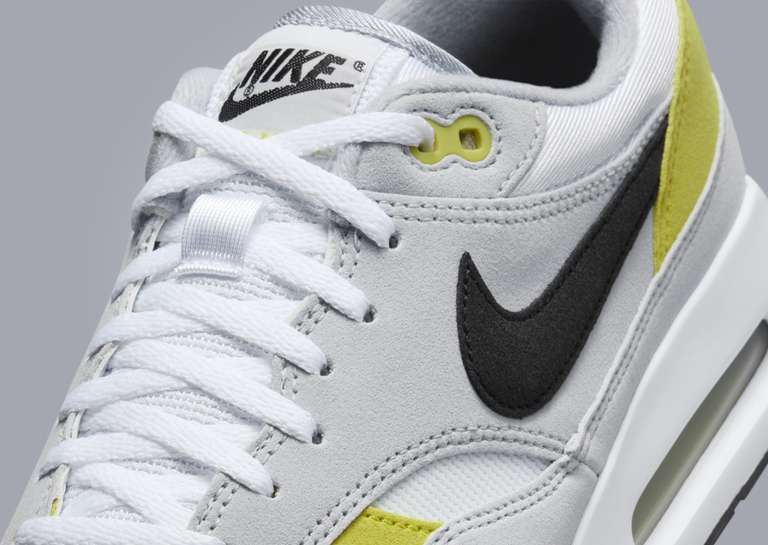 Nike Air Max 1 '86 OG Golf Wolf Grey Bright Cactus Midfoot Detail