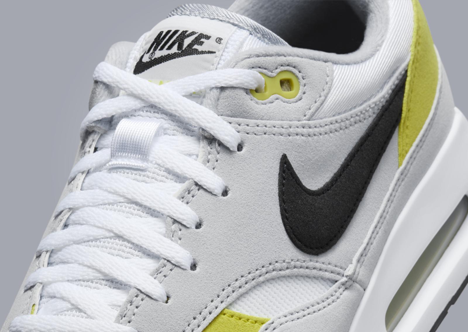 Nike Air Max 1 '86 OG Golf Wolf Grey Bright Cactus Midfoot Detail