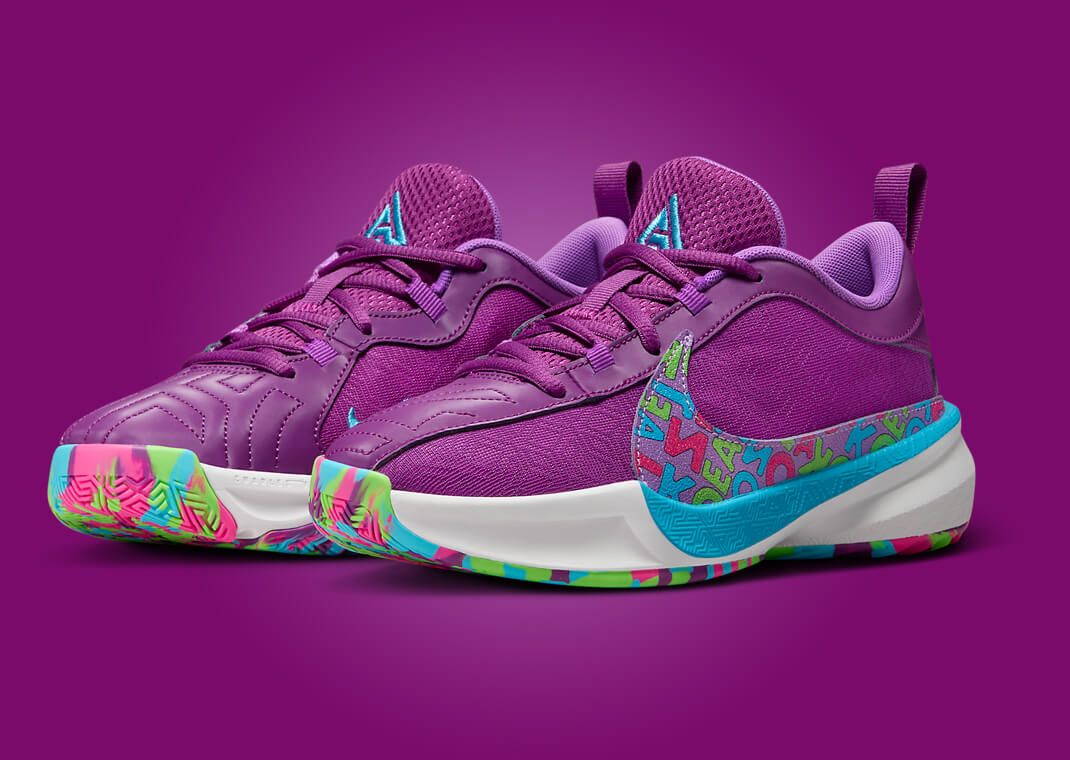 The Kids' Exclusive Nike Zoom Freak 5 Alphabet Joins The Letter