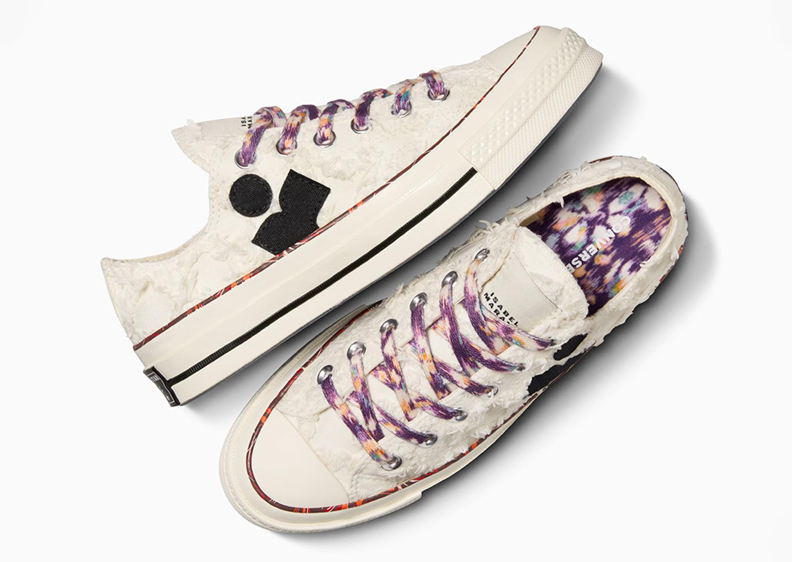 Isabel Marant x Converse Chuck 70 Low Vanilla White Lateral and TOp