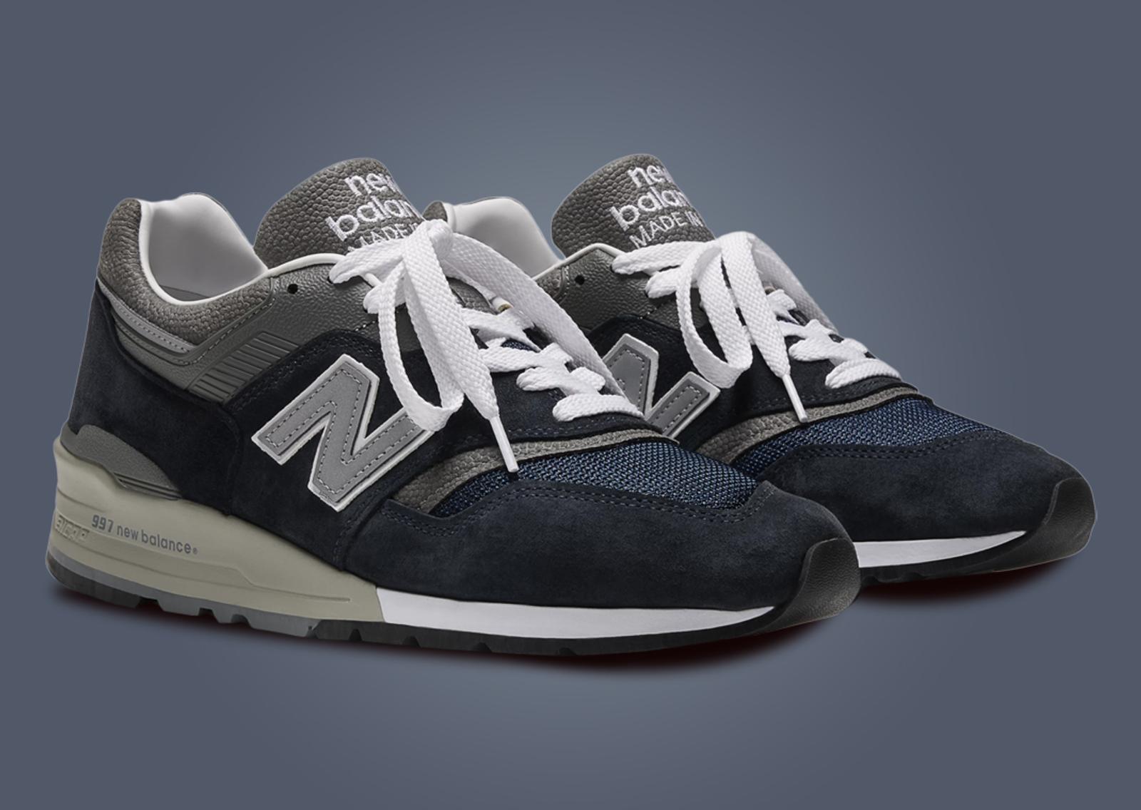 New Balance 997 Made in USA Navy Angle