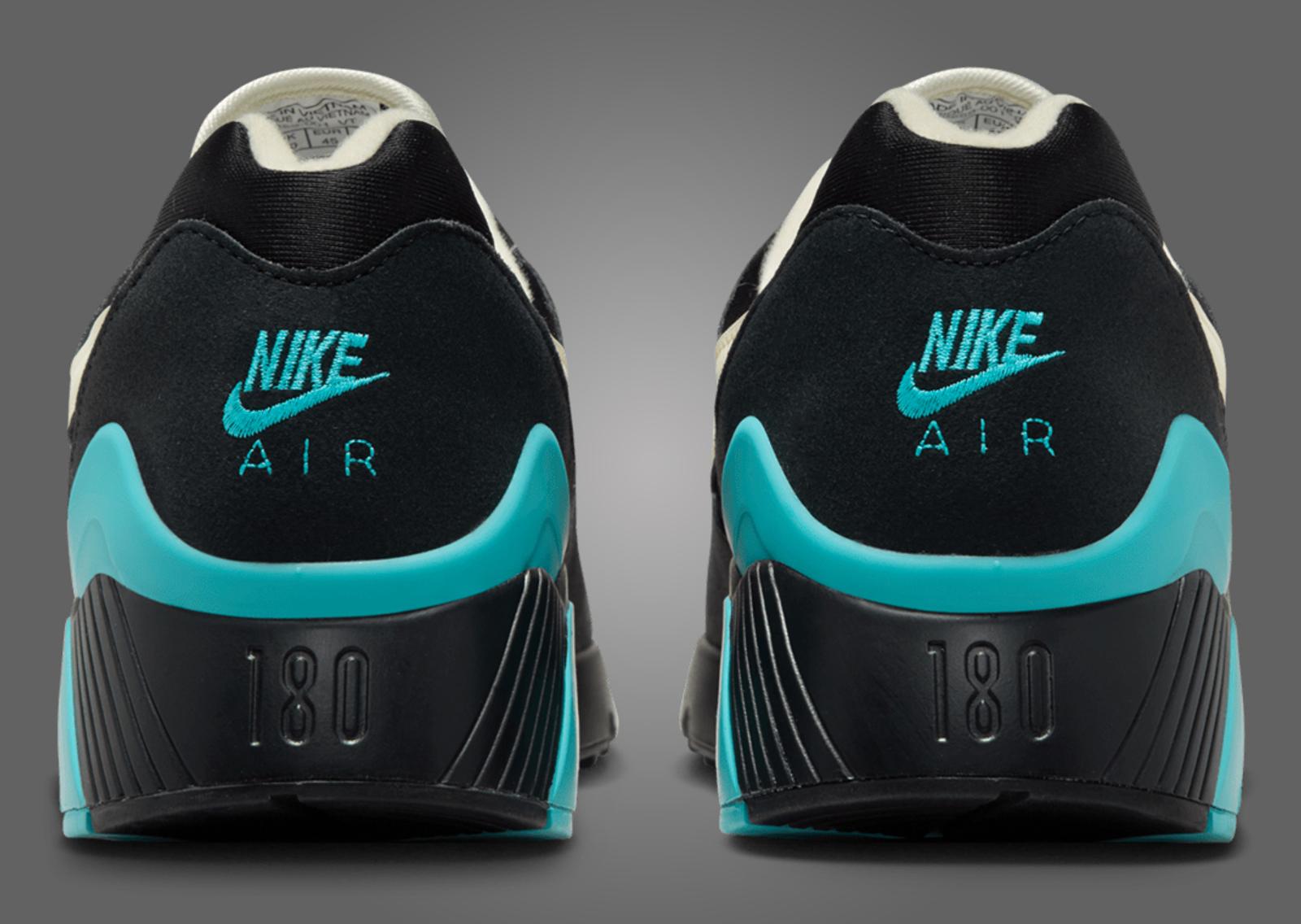 Nike Air 180 Black Dusty Cactus Heel