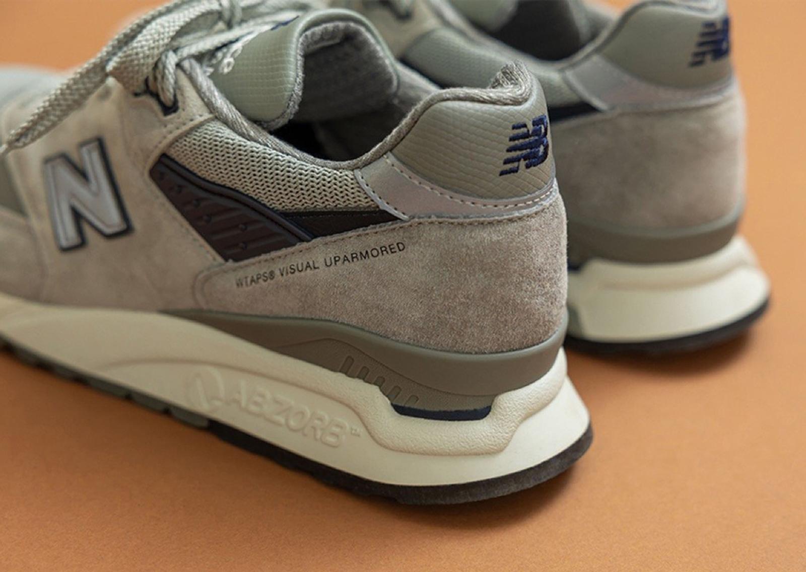 WTAPS x New Balance 998 Made in USA Heel Angle