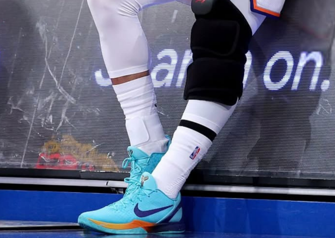 Jalen Brunson Wore a Knicks Gradient Nike Kobe 6 Protro PE for