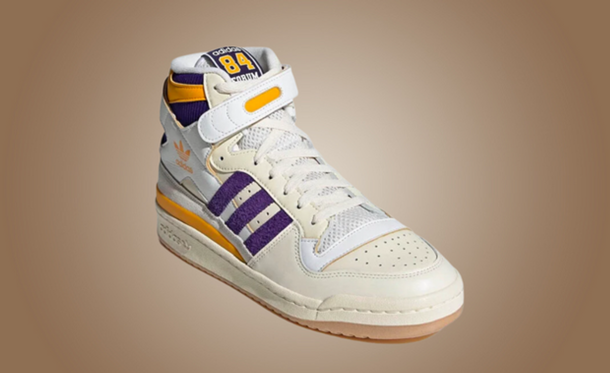 Los Angeles Lakers Colors Appear On This adidas Forum High 84