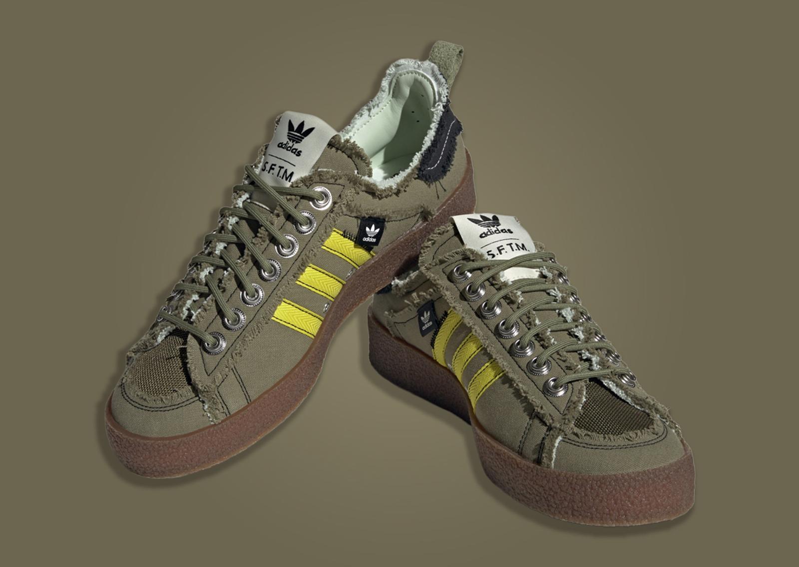 SFTM x adidas Campus 80s Focus Olive Angle