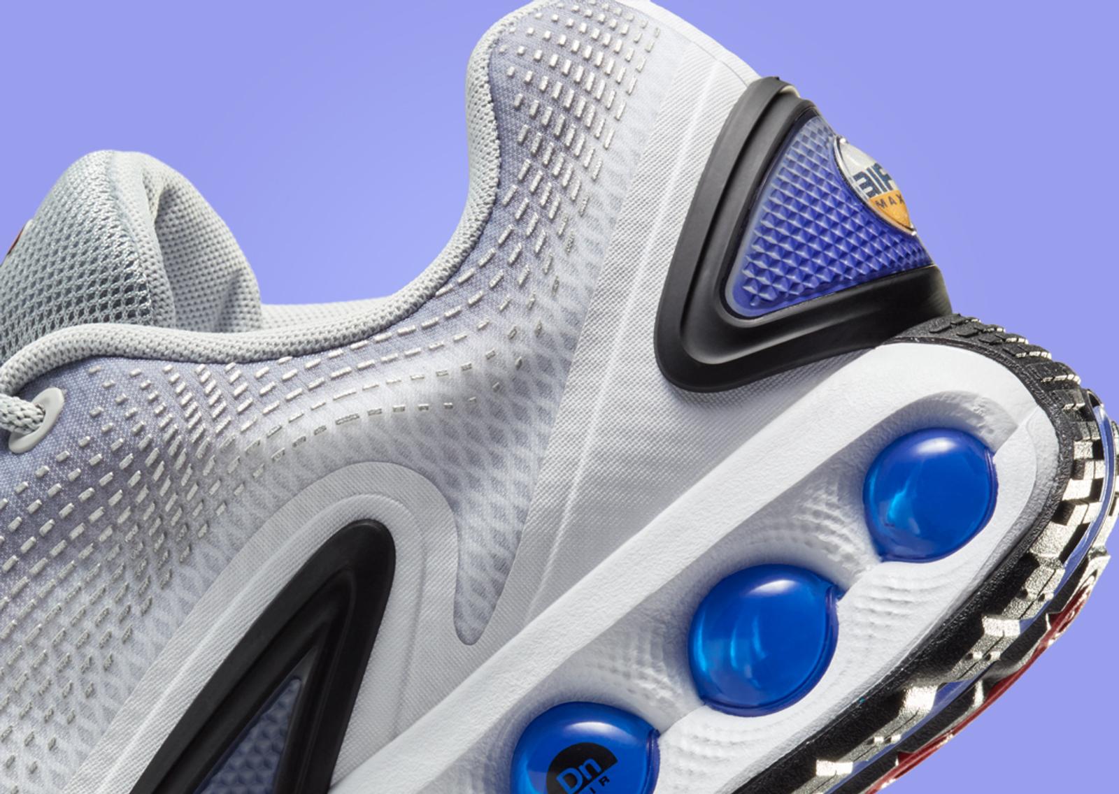 Nike Air Max DN SE Light Smoke Grey Persian Violet Heel Detail