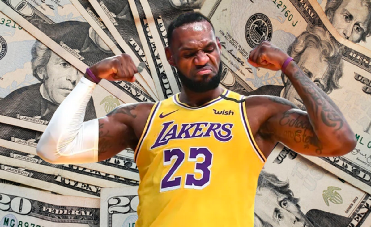 LeBron James Tops Out The List Of Highest Paid NBA Athletes