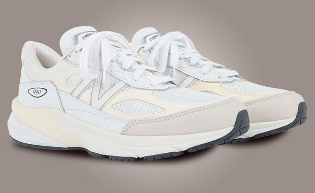 The New Balance 990v6 Made in USA White Sea Salt Releases April 2025