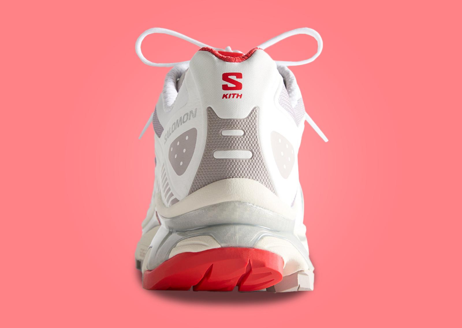 Kith x Salomon XT-4K White Heel