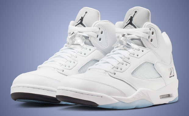 Air Jordan 5 Retro White Metallic