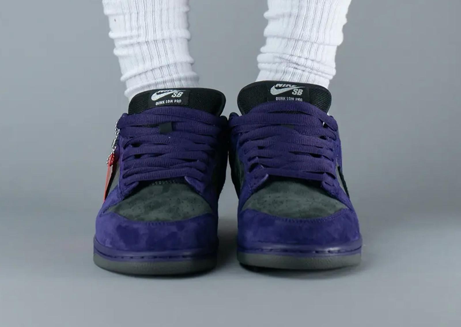 Supreme x Nike SB Dunk Low Ink Toe