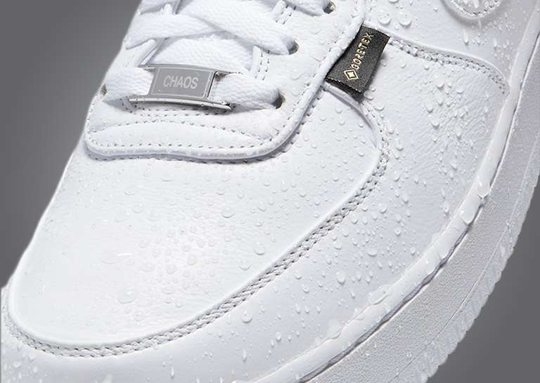 UNDERCOVER x Nike Air Force 1 Low Gore-Tex White Waterproof Detail