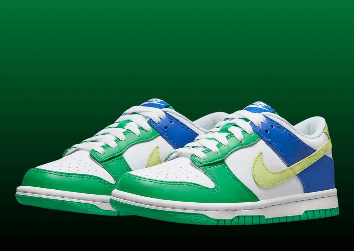 Nike Dunk Low Green Royal Lemon (GS)