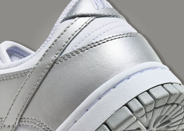 The Women's Exclusive Nike Dunk Low Liquid Metal Silver Releases ...