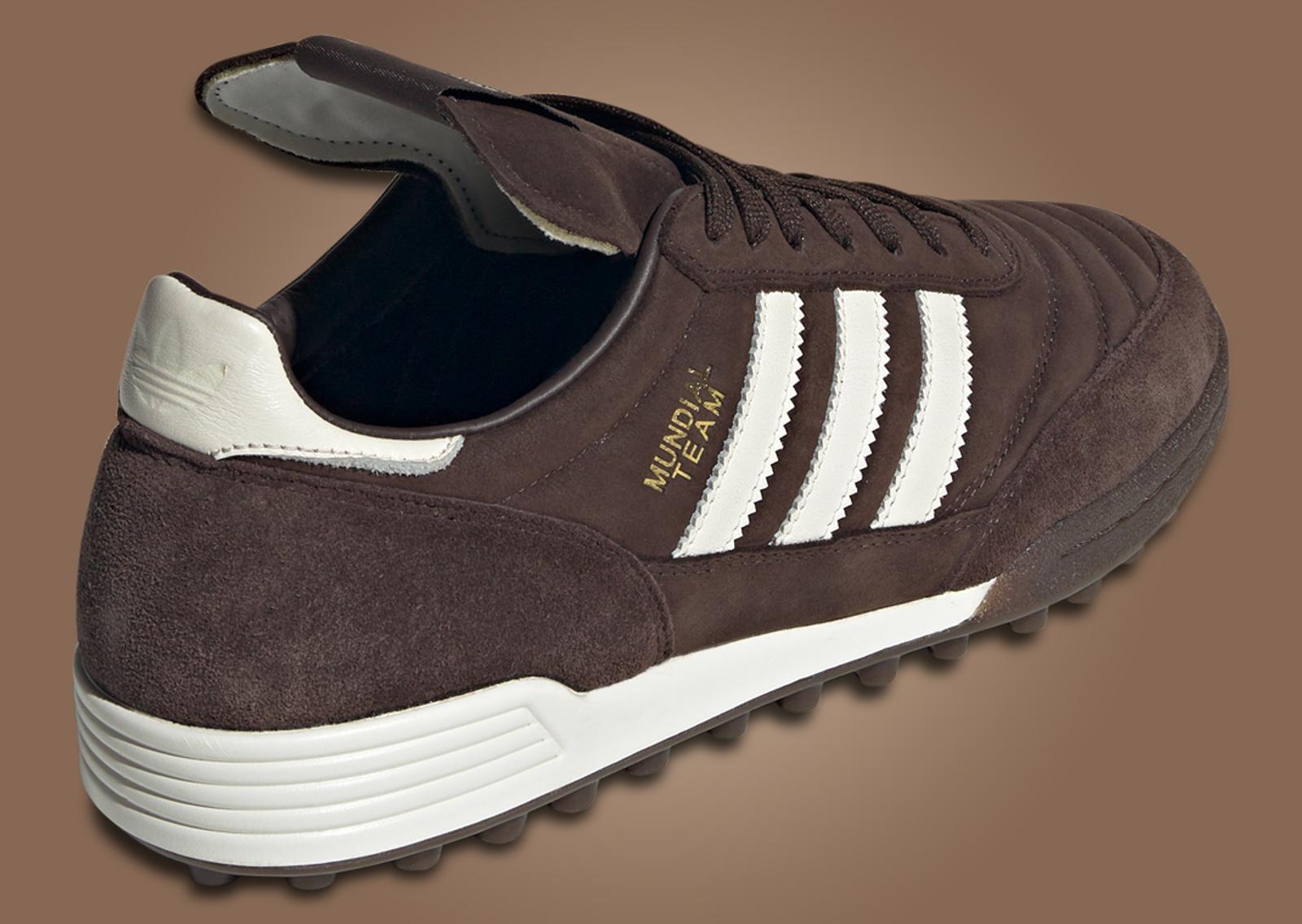 adidas Mundial Team Brown Heel Angle