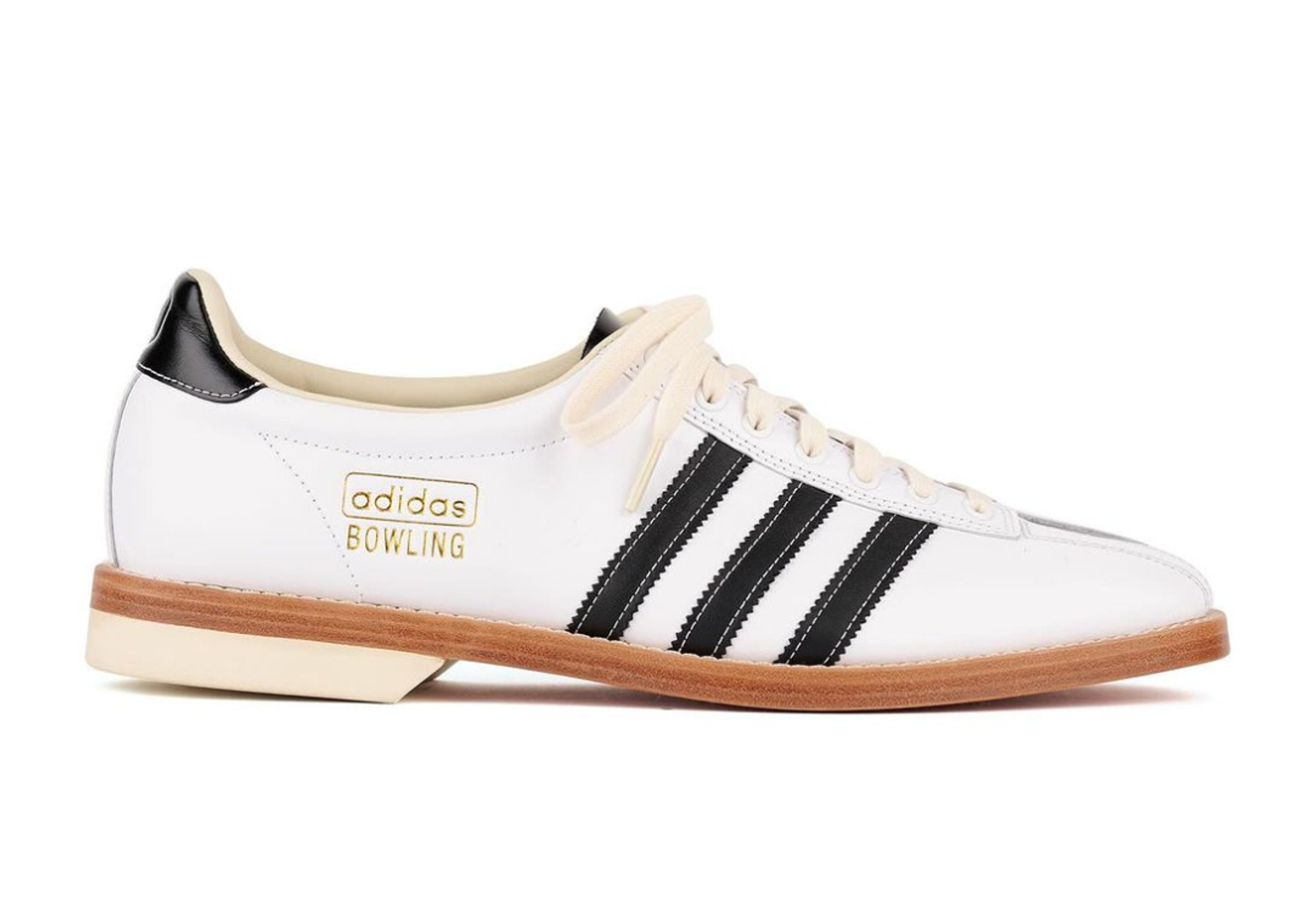 Brain Dead x adidas Bowling Shoe White Lateral