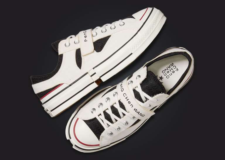 Feng Chen Wang x Converse Chuck 70 Ox 2-in-1 Egret Lateral and Top