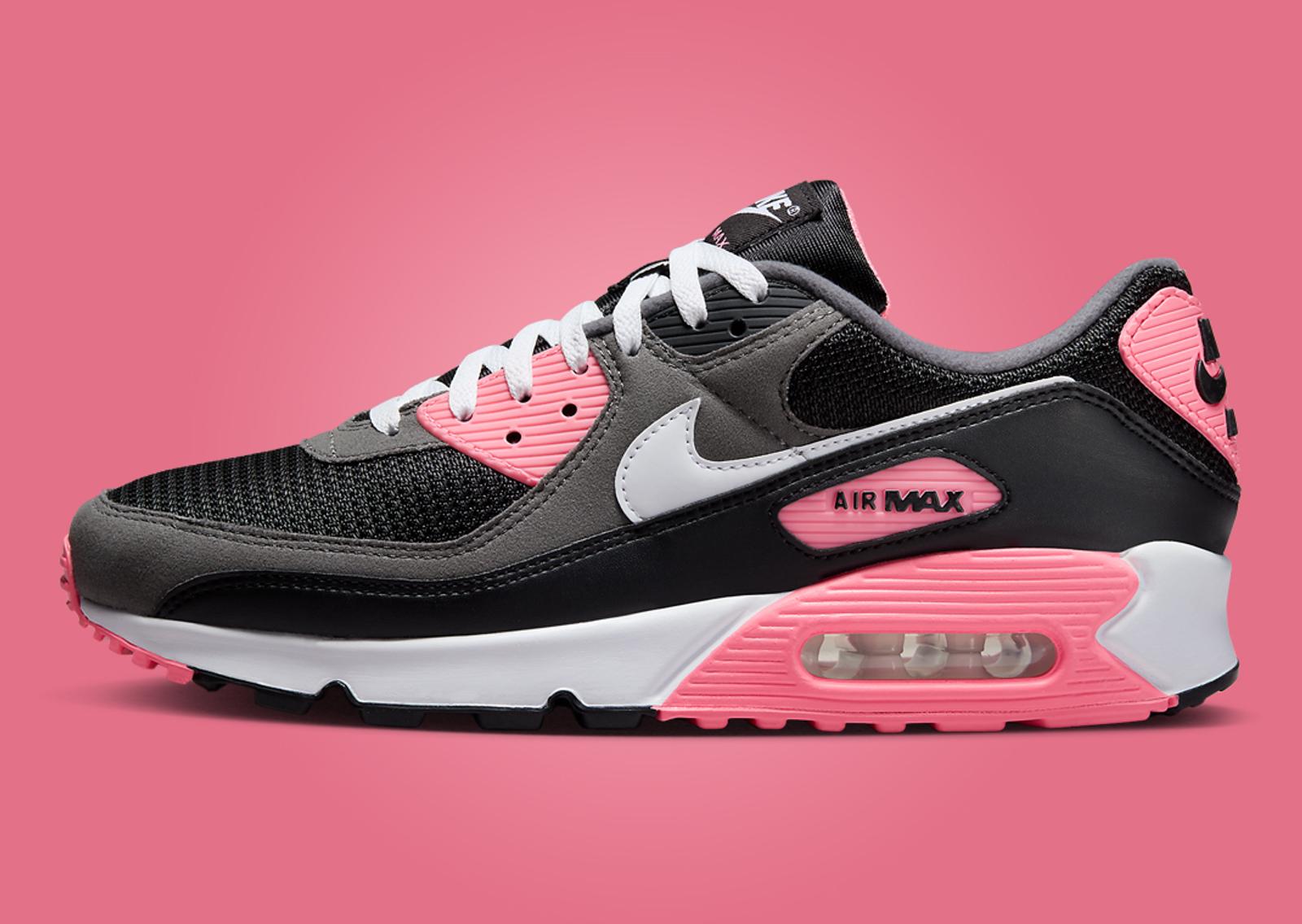 Nike Air Max 90 Black Rose (W) Lateral