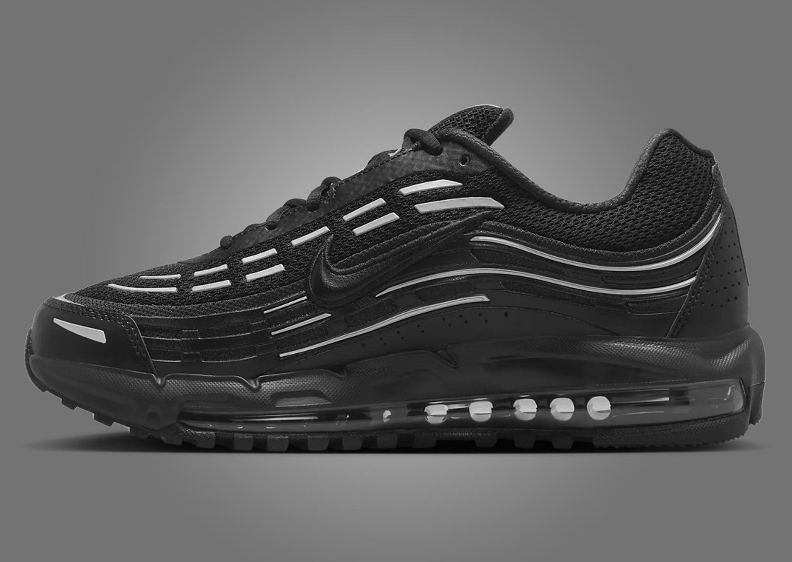 Nike Air Max TL 2.5 Black Metallic Silver Medial