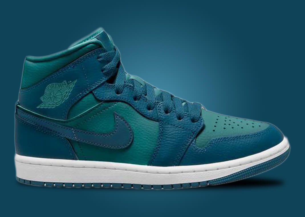 Sky J Teal and Sky J French Blue Cover This Air Jordan 1 Mid