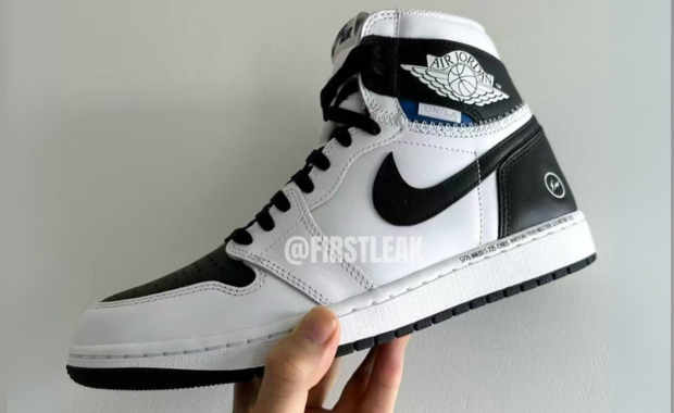 fragment design x Union LA x Air Jordan 1 High White Black