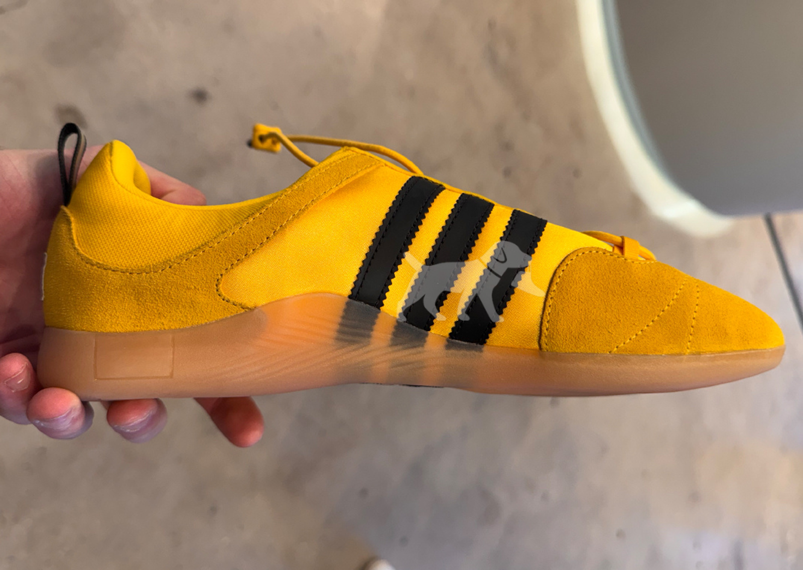 Bad Bunny x adidas Ballerina Bold Gold Medial