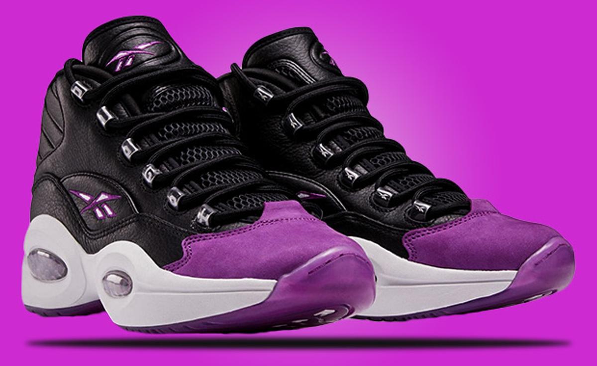 Eggplant Accents This Reebok Question Mid