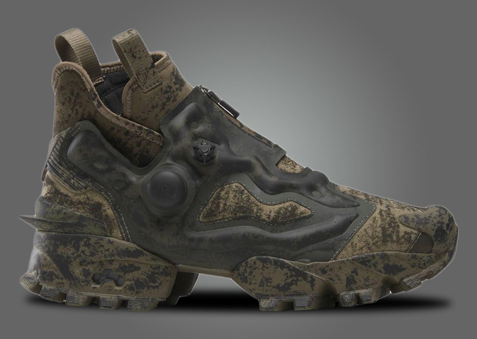 Universal Monsters x Reebok Instapump Fury 94 Mid Creature From The Black Lagoon Lateral