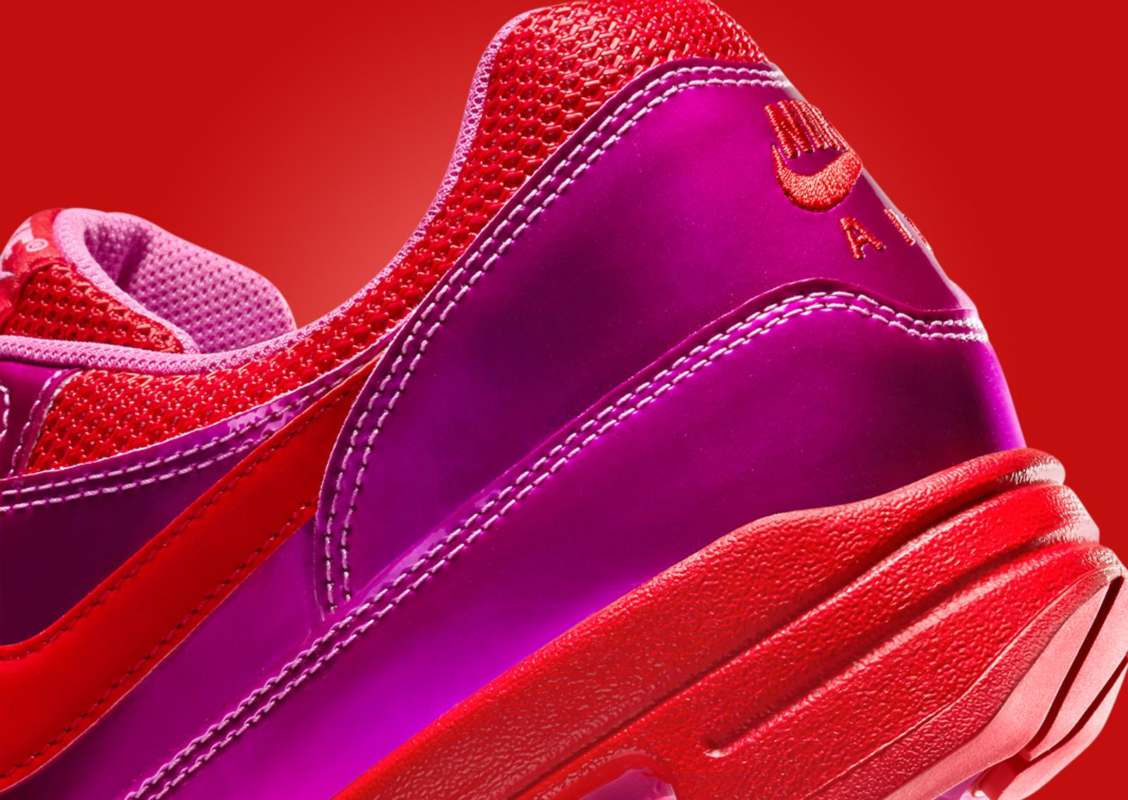 Nike Air Max 1 Valentine’s Day Playful Pink (2025) Heel Detail