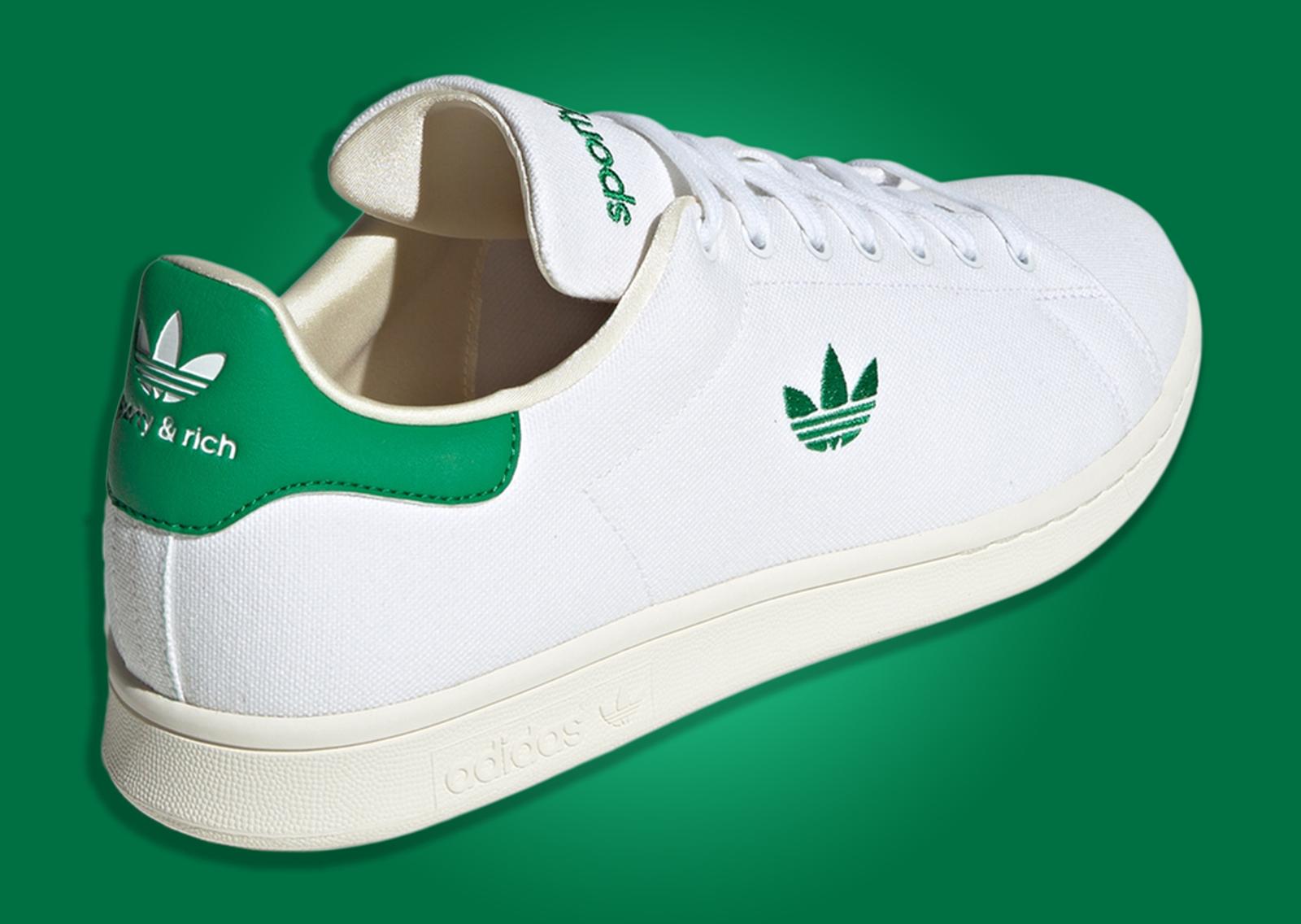 Sporty & Rich x adidas Stan Smith Heel Angle