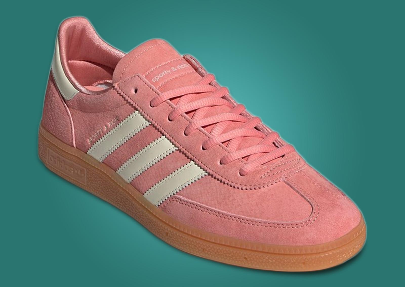 Sporty & Rich x adidas Handball Spezial Pink Angle