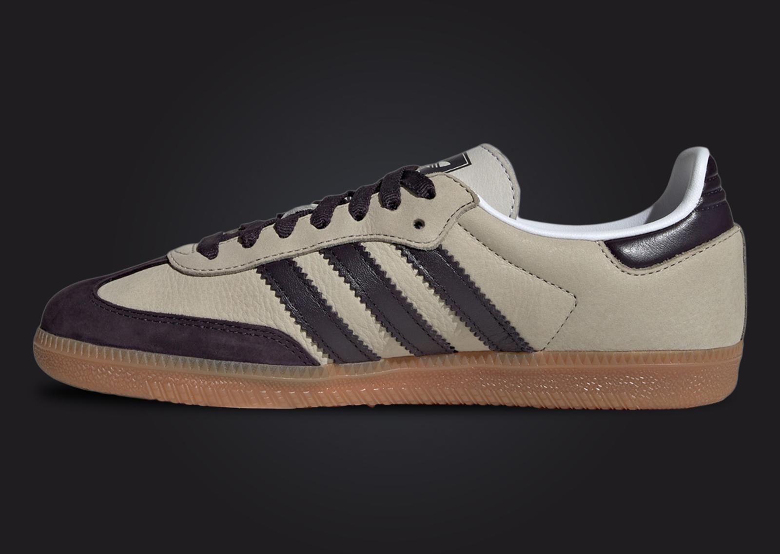 adidas Samba OG Putty Grey Black Medial