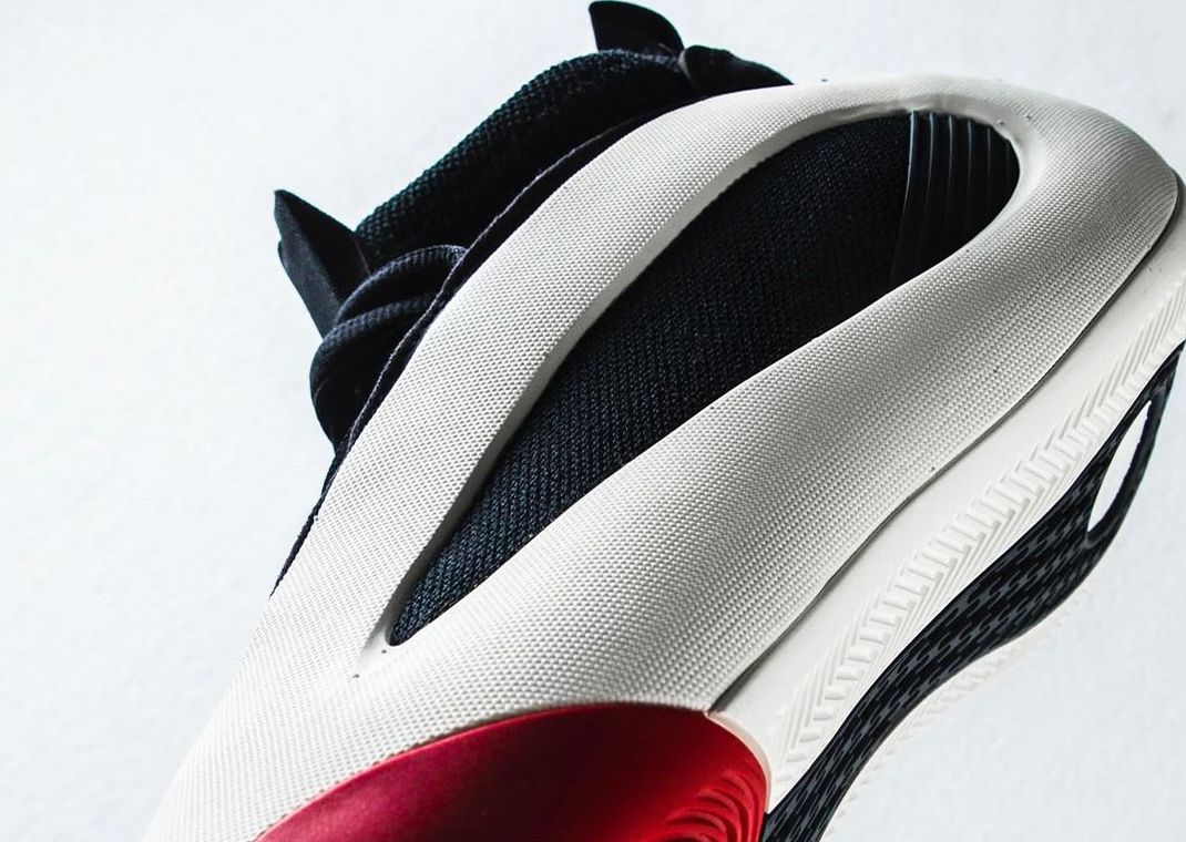 The adidas Harden Vol. 8 White Black Scarlet Releases in 2024