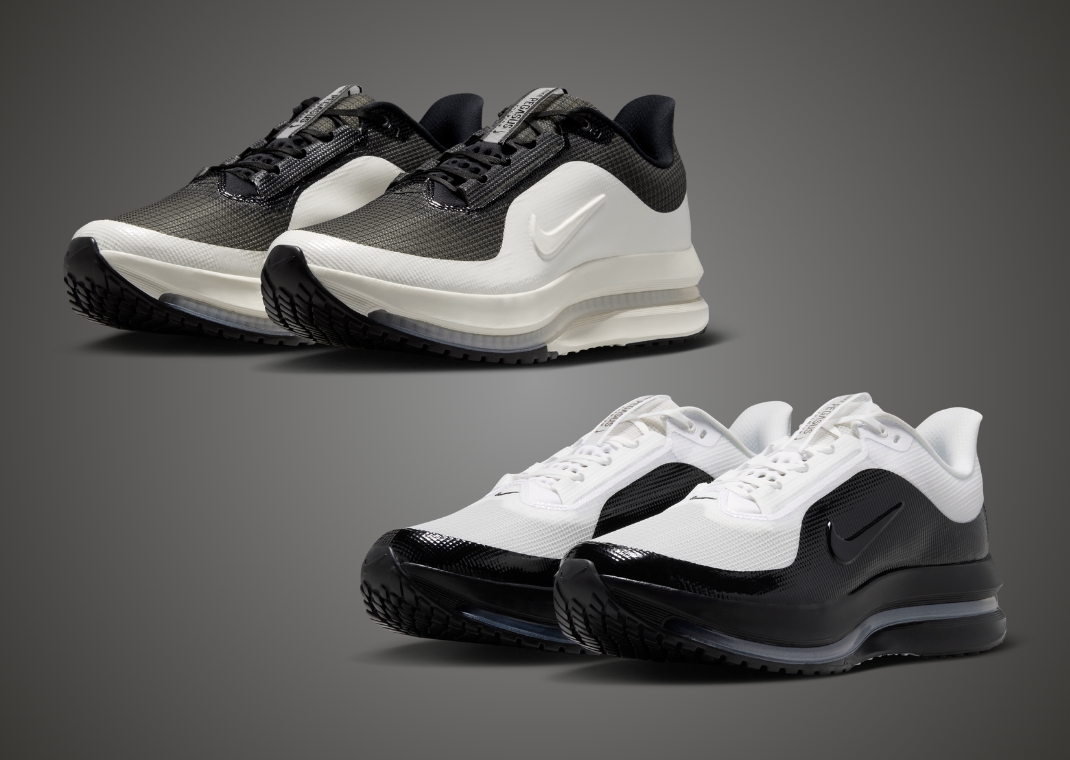 The Nike Pegasus Premium SP Pack is a Two-Pair Mix in Black and White