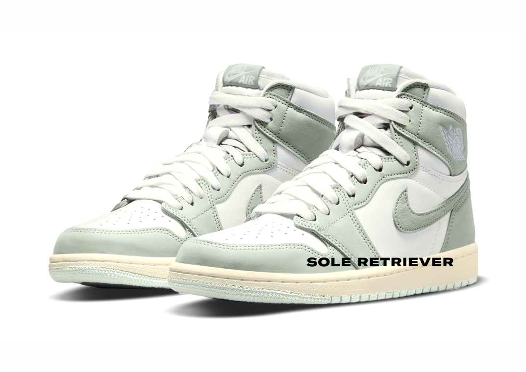 Nike Air Jordan Retro High OG Craft Sneakers. Unisex. Sea Glass/Pale Ivory Sneaker Politics main image 4