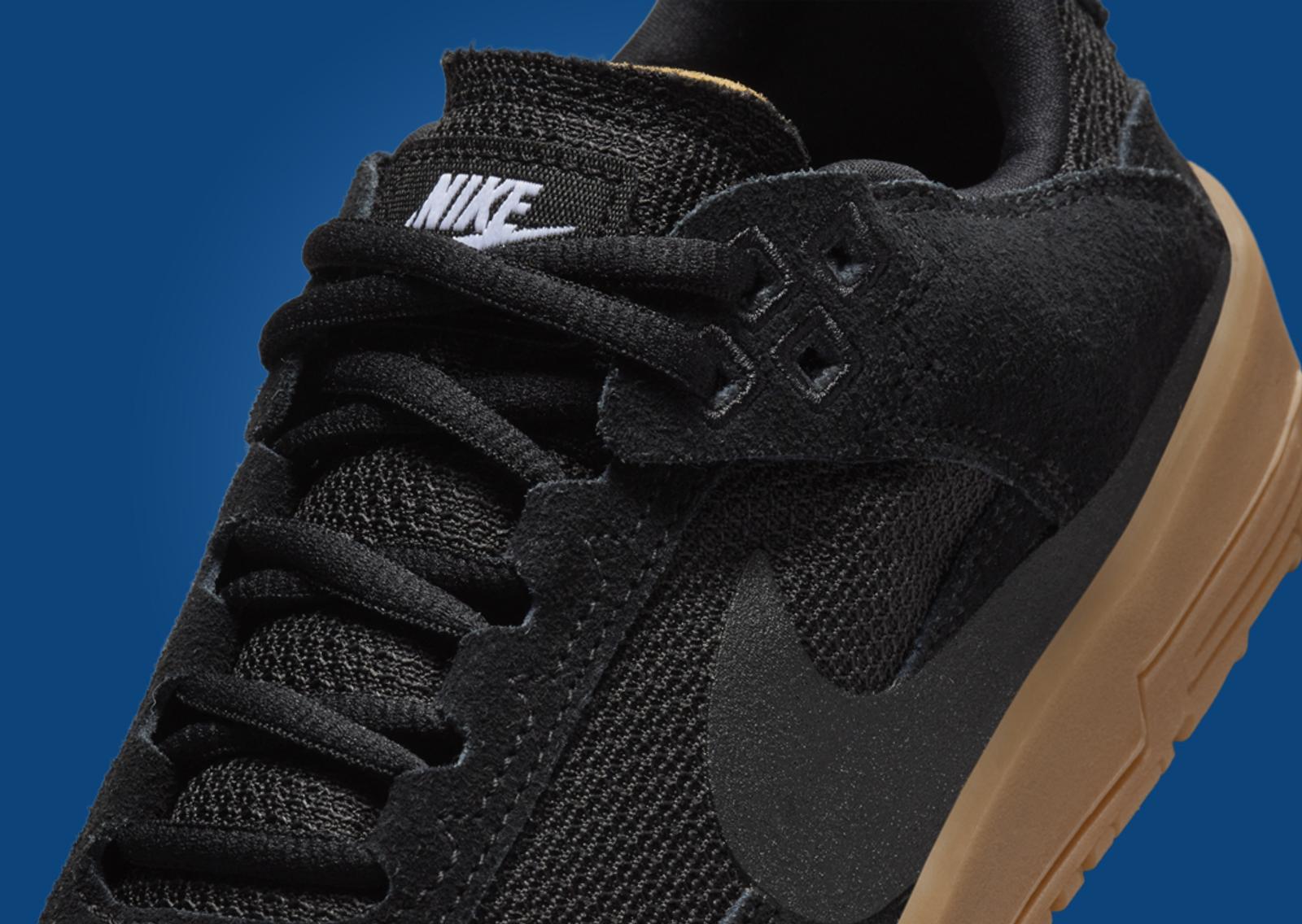 Nike SB Day One Black Gum (GS) Tongue Detail