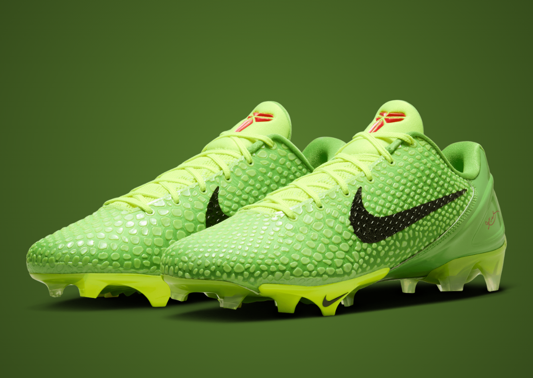 The Nike Vapor Edge Kobe 6 Grinch Cleats Release December 2024