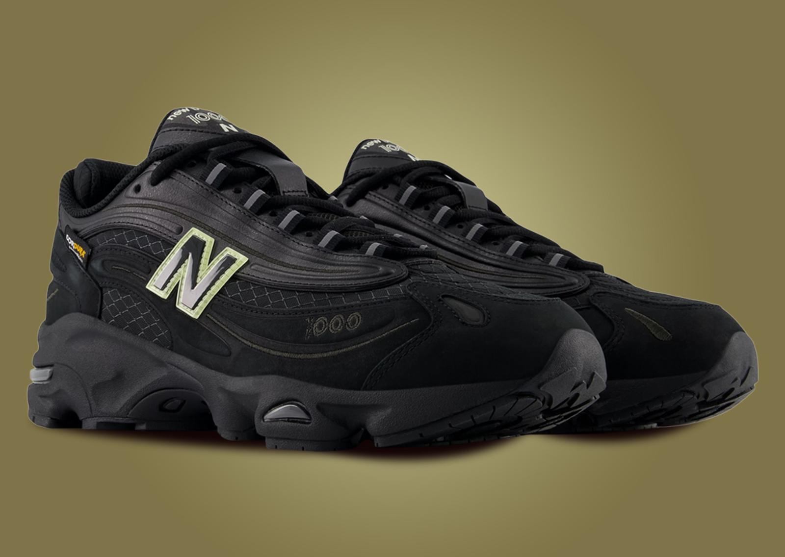 New Balance 1000 Cordura Black Angle