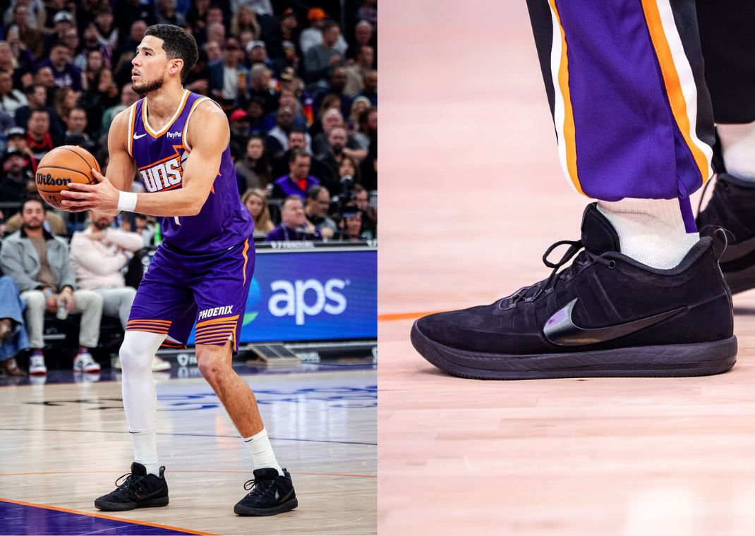 book 2 27.5 デビンブッカー Devin Booker Broke Out a New Triple Black Nike Book 2 Detroit