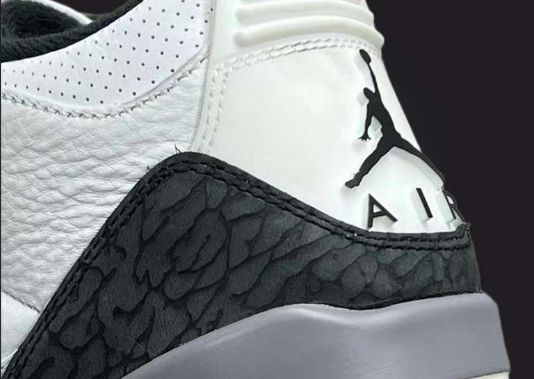 Air Jordan 3 Retro Cement Grey Heel
