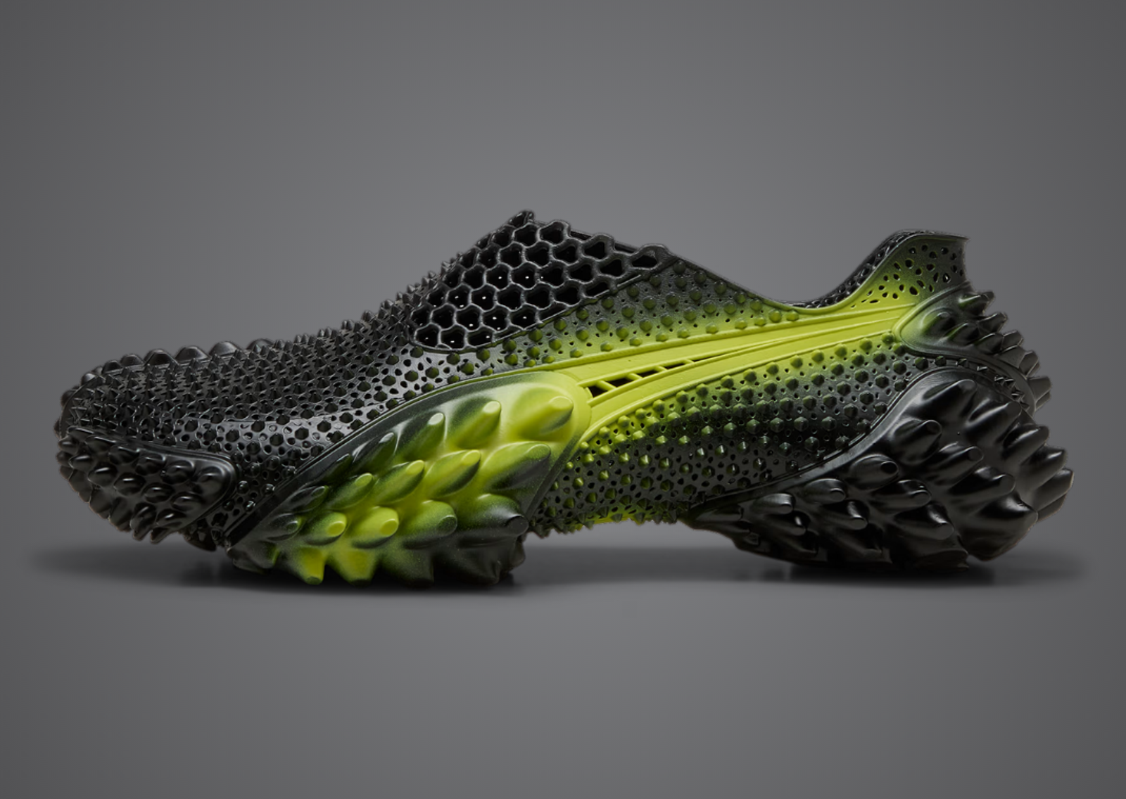 Puma 3D-Printed Shoe Black Volt Lateral